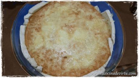 Quiche pan de molde en microondas Quiche pan de molde en microondas