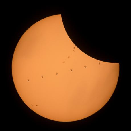 El eclipse total de sol- Imagenes de la NASA