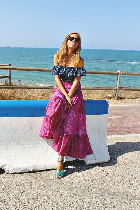 falda larga y croptop falda larga y croptop