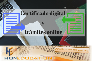 Certificado digital y trámites online