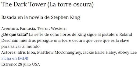 14 Películas basadas en libros 2017 14 Películas basadas en libros 2017