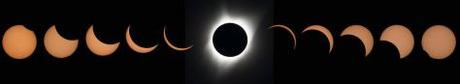 Las mejores imágenes y vídeos del eclipse total de Sol
