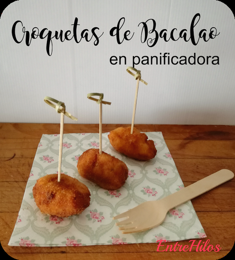 croquetas de bacalao en panificadora