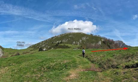 Pico Montoviu desde Tarna por el Cordal de la Bolera Pico Montoviu desde Tarna por el Cordal de la Bolera