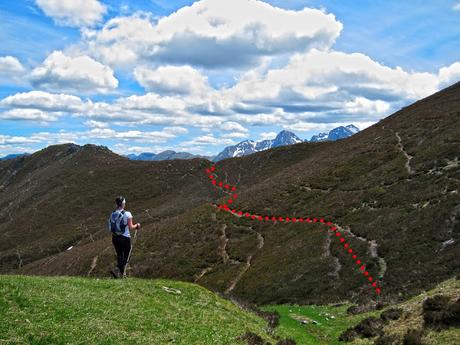 Pico Montoviu desde Tarna por el Cordal de la Bolera