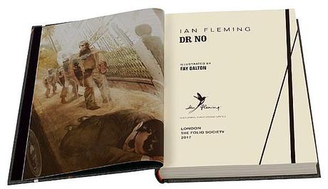 Interior de Dr. No en The Folio Society Interior Dr. No en The Folio Society