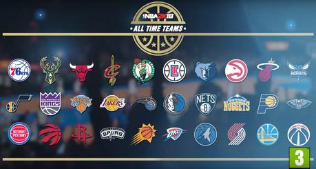 NBA 2K18 presenta los nuevos equipos All-Time NBA 2K18 presenta los nuevos equipos All-Time