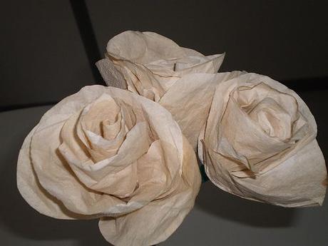 16 ideas sencillas de flores de papel kraft