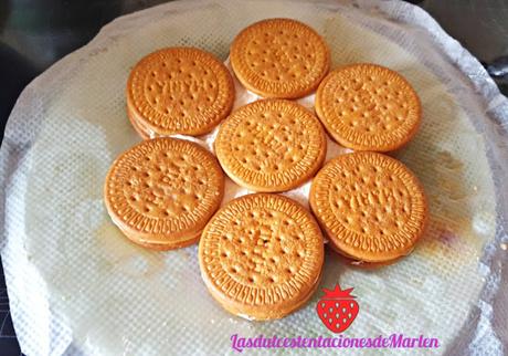 Tarta-Flor de Galletas