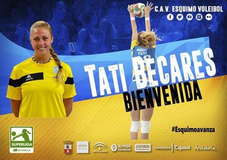 Tati Becares nuevo fichaje del Cajasol Juvasa Voley Tati Becares nuevo fichaje del Cajasol Juvasa Voley