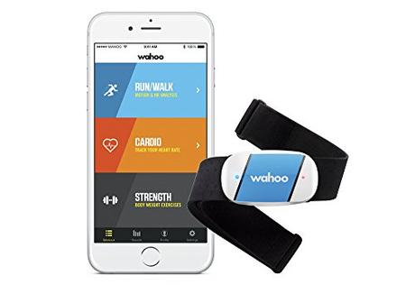 Wahoo Fitness - Monitor de frecuencia cardíaca Wahoo TICKR para iPhone y Android