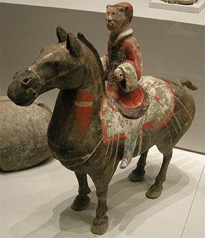 Dinastia Han: escultura de un caballo