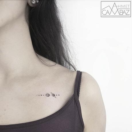 Un artista Turco crea un nuevo estilo de Tatuajes sencillos y creativos