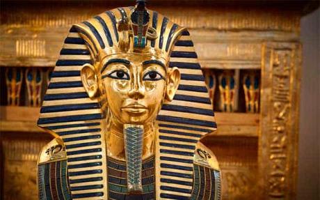Rostro de la tumba de Tutankamón