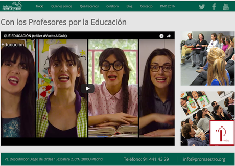 QUÉ EDUCACIÓN, Webserie en vídeo-píldoras educativas producida por @FundPromaestro QUÉ EDUCACIÓN, Webserie en vídeo-píldoras educativas producida por @FundPromaestro