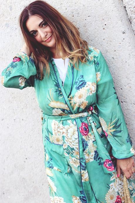 Como combinar un kimono largo Como combinar un kimono largo