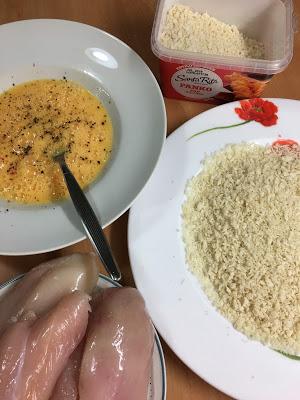Palomitas De Pollo Con Panko Y Mayonesa De Hierbas Palomitas De Pollo Con Panko Y Mayonesa De Hierbas