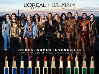 L'ORÉAL PARIS X BALMAIN, LA NUEVA COLECCIÓN CÁPSULA DE COLOR RICHE L'ORÉAL PARIS X BALMAIN, LA NUEVA COLECCIÓN CÁPSULA DE COLOR RICHE