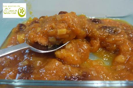 Chutney de albaricoque con curry y jengibre