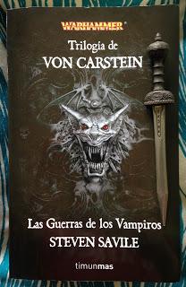 DOMINIO. Steven Savile Portada de la edición ómnibus de la Trilogía von Carsten: Las guerras de los vampiros, de Steven Savile