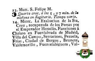Documento de 1764 citando la festividad del Stmo. Cristo de la Misericordia
