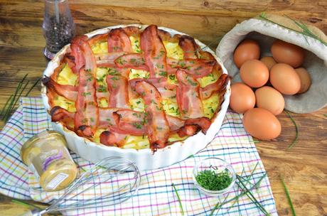 las delicias de mayte; Tarta de calabacín con crema de queso con pimientos del piquillo y beicon, tartas saladas, tartas saladas de hojaldre, rellenos para tastas saladas, recetas de tartas saladas, recetas de tartas saladas fáciles y económicas, recetas de tartas saladas utilísima, tartas saladas rápidas y fáciles, tartas saladas fáciles, recetas tartas saladas de verduras,