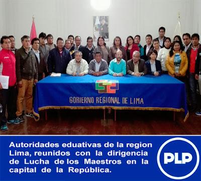 En Lima provincias: MAESTROS Y AUTORIDADES ACUERDAN ESTABLECER UN CONSEJO REGIONAL DE EDUCACIÓN…