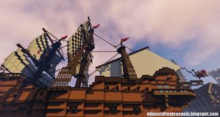 Recreación Minecraft del Galeón Español San Francisco