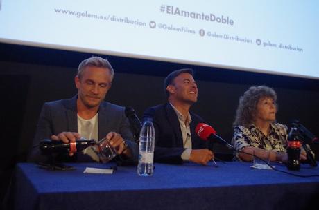 Fotos del Photocall y de la rueda de prensa con François Ozon y Jérémie Renier por el amante doble