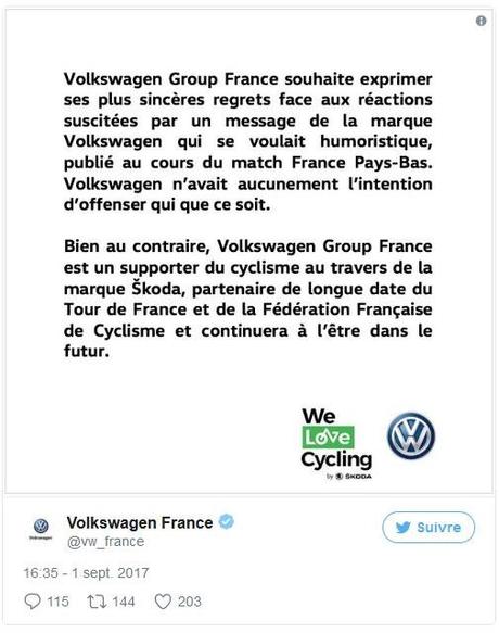 Bad Buzz: Volkswagen enciende las redes sociales durante un partido de futbol