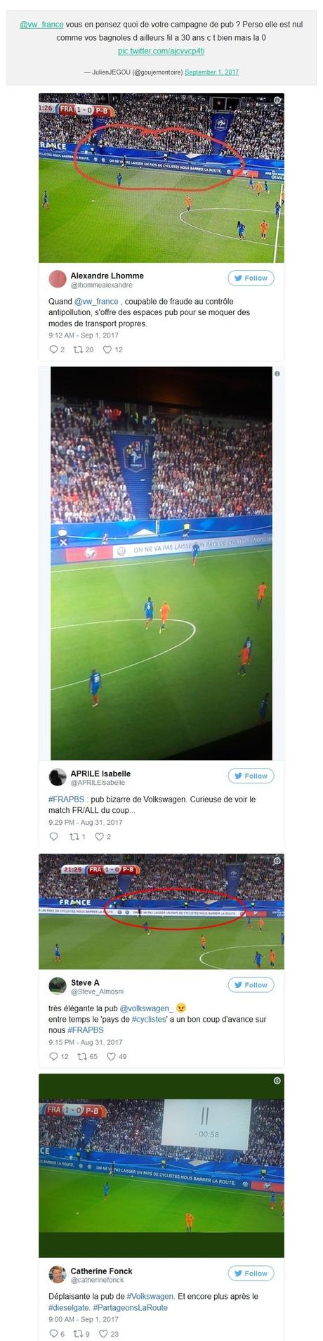 Bad Buzz: Volkswagen enciende las redes sociales durante un partido de futbol