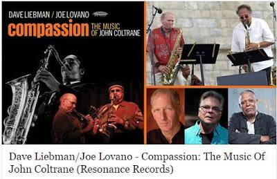 DAVE LIEBMAN & JOE LOVANO: Compassión-The music of John Coltrane