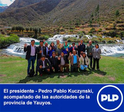 En Huancaya: PEDRO PABLO KUCZYNSKI LANZÓ INICIATIVA PARA CONSERVACIÓN Y USO SOSTENIBLE DEL AGUA…