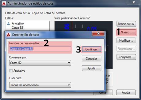 Como configurar cotas en Autocad para detalles constructivos