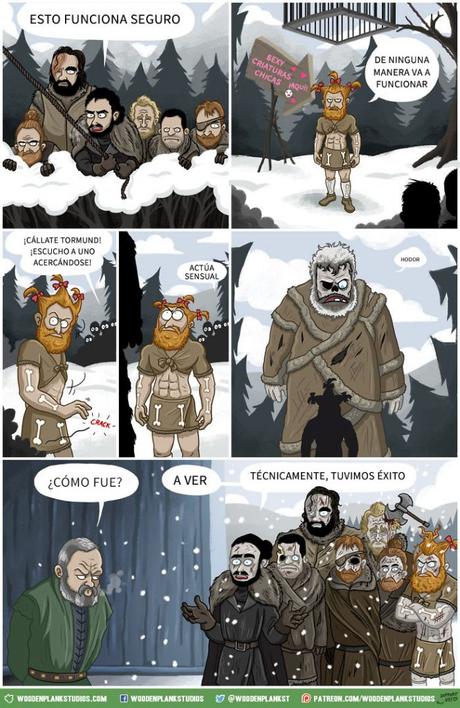 7 cómics que resumen de forma divertida T7 de Game of Throne