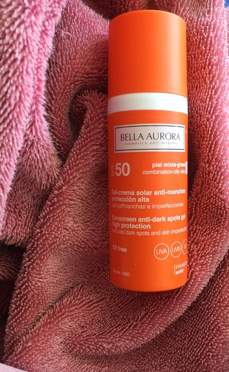 Gel crema solar de Bella Aurora SPF50 Ya estamos de vuelta y sin depresión post-vacacional