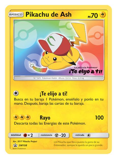 Carta exclusiva de Pikachu en la película Te elijo a ti y evento en UltraSol y UltraLuna Carta exclusiva de Pikachu en la película Te elijo a ti y evento en UltraSol y UltraLuna