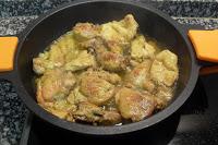 Pollo al curry con arroz especiado