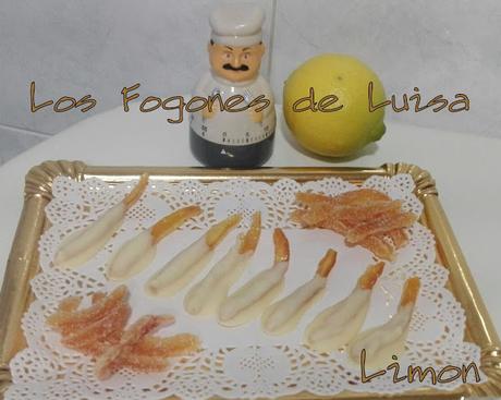 PIELES DE NARANJAS Y LIMON CONFITADAS PIELES DE NARANJAS Y LIMON CONFITADAS