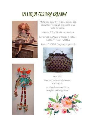 Talleres monográficos en Septiembre Talleres monográficos en Septiembre