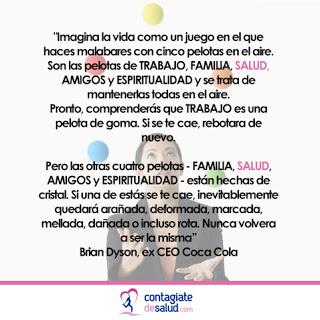 Vivir saludablemente es una cuestión de equilibrio Vivir saludablemente es una cuestión de equilibrio