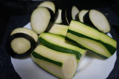 Tortilla de berenjenas y calabacín