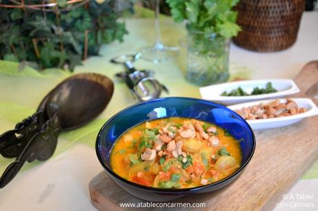 Gambas con Salsa Thai de Coco