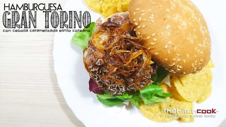 HAMBURGUESA GRAN TORINO CON CEBOLLA CARAMELIZADA ESTILO COREANO