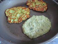Mis tortitas de calabacín y mozzarella Mis tortitas de calabacín y mozzarella