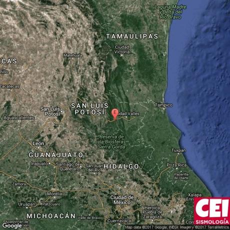 Se registra inusual sismo en San Luis Potosí