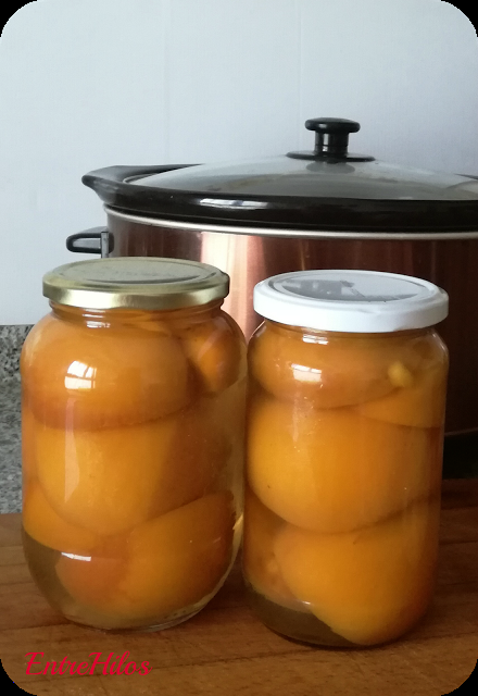 como hacer melocotones en almibar en la slow cooker como hacer melocotones en almibar en la slow cooker