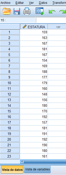 SPSS - Ingreso de datos SPSS - Ingreso de datos