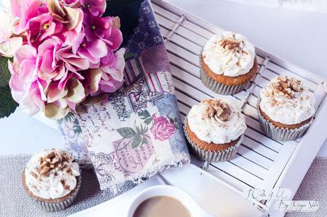 Cupcakes de Manzana y Canela con Nueces Cupcakes de Manzana y Canela con Nueces
