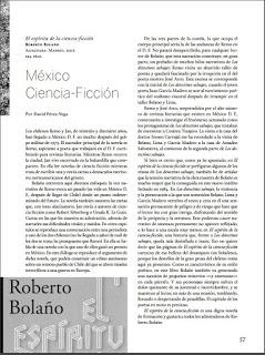 El espíritu de la ciencia-ficción, por Roberto Bolaño